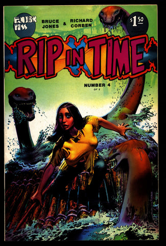 RIP IN TIME #4 Rich Corben Bruce Jones Kaiju Heavy Metal Horror Science Fiction Fantasy Fantagor Underground Comic*