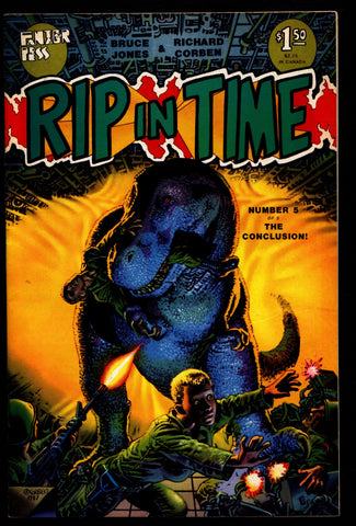 RIP IN TIME #5 Rich Corben Bruce Jones Kaiju Heavy Metal Horror Science Fiction Fantasy Fantagor Underground Comic*