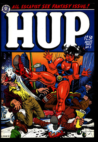 HUP #2 1st All Robert Crumb Mr. Natural Flakey Foont Devil Girl Last Gasp Humor Underground*
