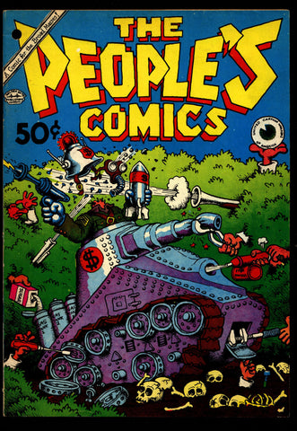 PEOPLES COMICS 1st Robert Crumb DEATH of Fritz the Cat Harvey Peckar Ralph Bakshi Humor Underground*