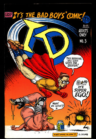 ID Comics #3 2nd Robert Crumb Eros Comics Humor Underground*