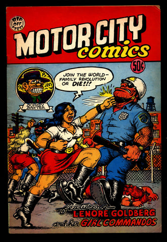 MOTOR CITY Comics #1 4th Robert Crumb Humor Underground*