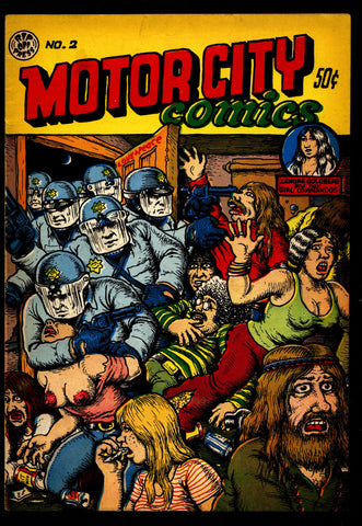 MOTOR CITY Comics #2 3rd Robert Crumb Humor Underground*