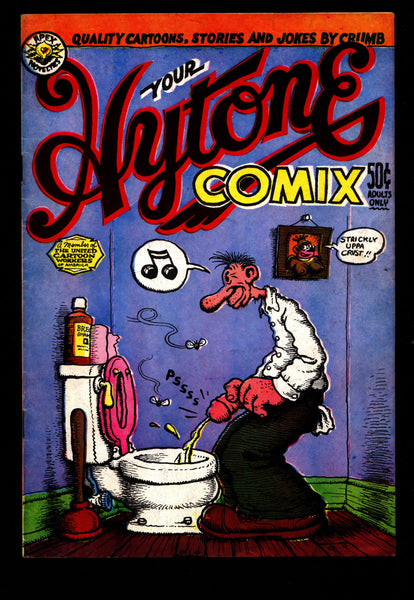 HYTONE COMIX 4th Robert Crumb Sex Drugs Humor Underground*