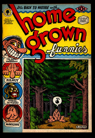 HOME GROWN Comics 8th Robert Crumb Angst & Psychodrama Sex Drugs Humor Underground*