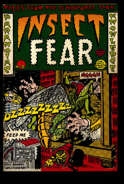 Bug Out with INSECT FEAR #2 Spain Deitch Hayes Green Osborne Mendes Wilson Science Fiction Horror Fantasy Underground Humor*