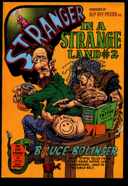 STRANGER in a STRANGE LAND Bruce Bolinger Political Hippie Underground Humor*