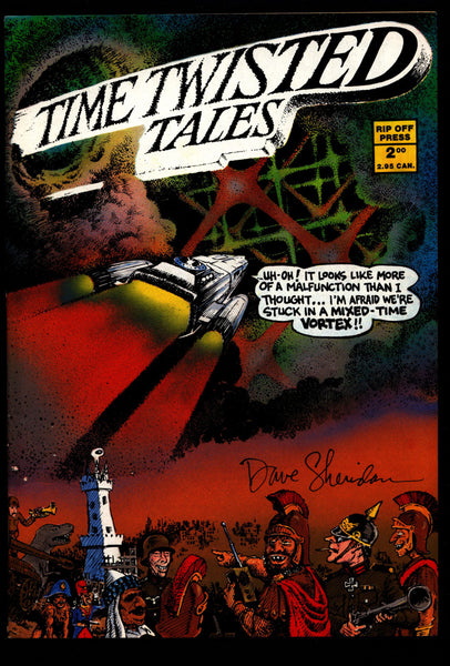 TIME TWISTED TALES Dave Sheridan Science Fiction Fantasy Underground Humor*