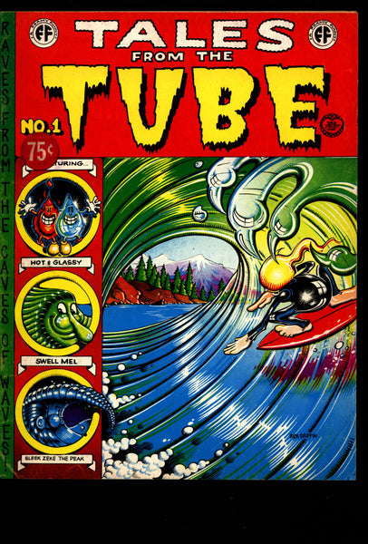 TALES from the TUBE Robert Crumb Williams Rick Griffin Wilson Chase Classic Psychedelic Surfer Surfing Underground Humor*