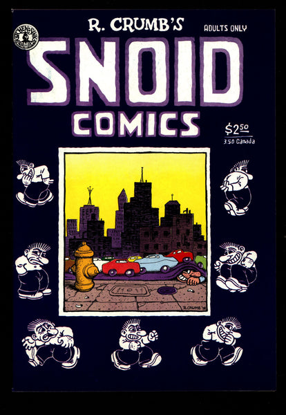 SNOID COMICS #1 3rd Robert Crumb All Mr. Snoid ADULT Dope Drugs Sex Psychedelic Hippy Underground*
