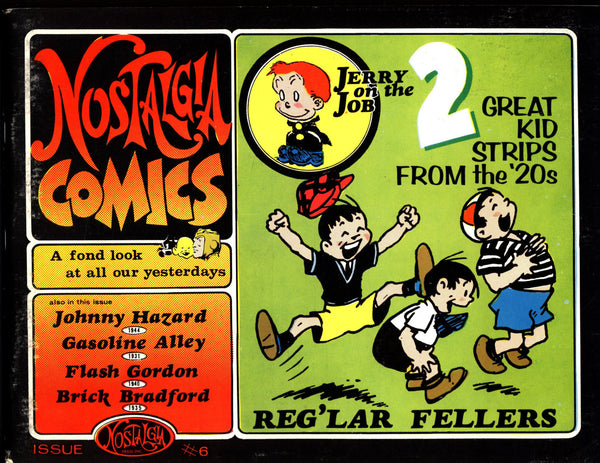 NOSTALGIA COMICS #5 Gelman Gasoline Alley Flash Gordon Krazy Kat Johnny Hazard Mutt & Jeff Secret Agent X-9 Reg'lar Fellows Jerry on the Job