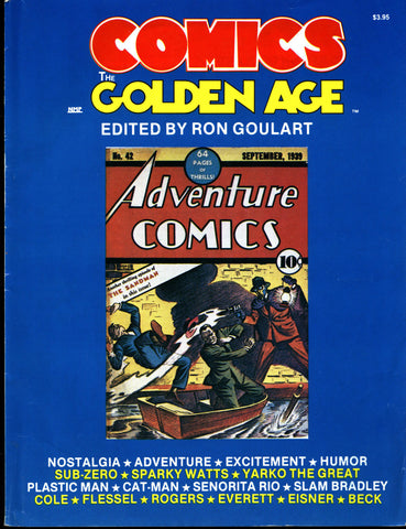 Comics The GOLDEN AGE DC Comics Ron Goulart Sandman Plastic Man Jack Cole Slam Bradley