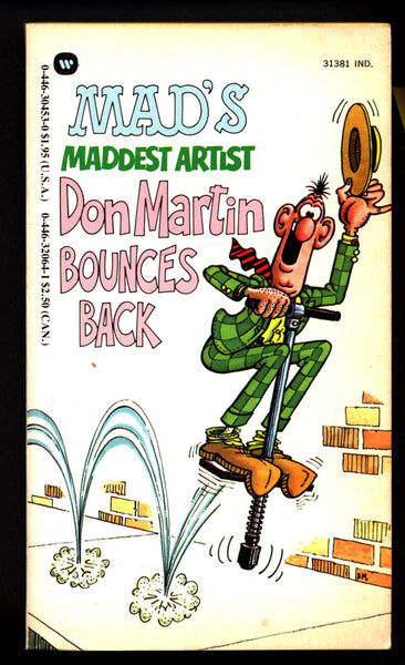 MAD Magazine paperback "Mad's Maddest Artist" DON MARTIN Bounces Back!