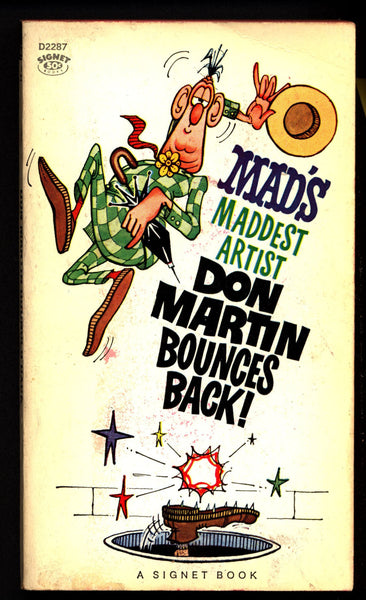 MAD Magazine paperback "Mad's Maddest Artist" DON MARTIN Bounces Back!