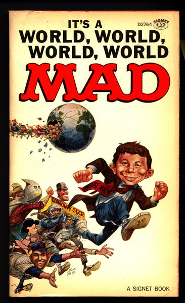 MAD Magazine Paperback It's A World World World Mad "The Usual Gang of Idiots" William M Gaines