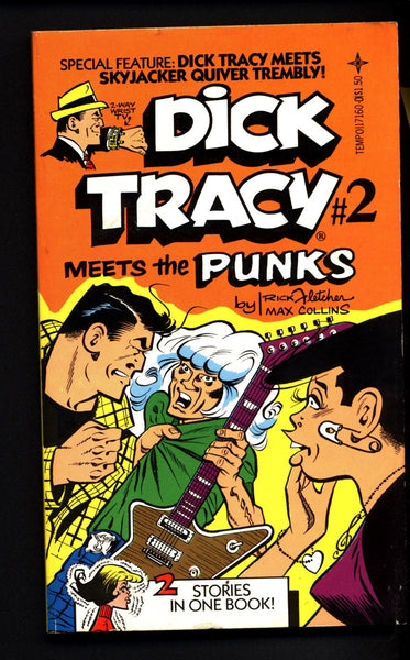 DICK TRACY' Meets the Punks Max Allan Collins Skyjacker Quiver Trembly Chester Gould Newspaper Comic Strips Punk Rock