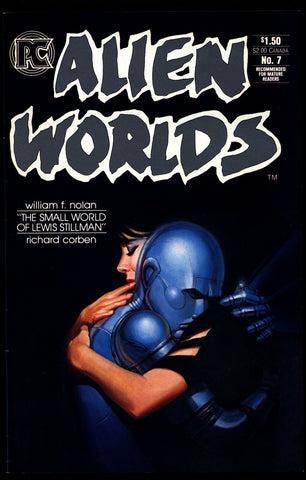 ALIEN WORLDS #7 Bruce Jones William F Nolan Richard Corben George Perez Gray Morrow Brent Anderson Pacific Comics Science Fiction Horror