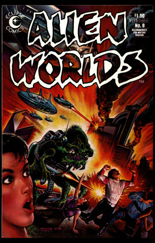 ALIEN WORLDS #8 Bruce Jones Al Williamson Paul Rivoche Ken Steacy Jan Strnad Rand Holmes Pacific Comics Science Fiction Horror