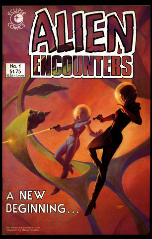 ALIEN ENCOUNTERS #1 Mark Hempel Ken Macklin Mike Hoffman Mike Gustovich eclipse Comics Science Fiction Horror