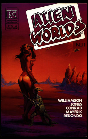 ALIEN WORLDS #1 Bruce Jones Al Williamson Val Mayerik Tim Conrad Rick Geary Pacific Comics Science Fiction Horror Alternative Independent