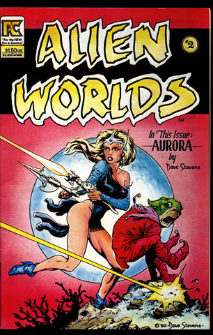 ALIEN WORLDS #2 Aurora by Bruce Jones Dave Stevens Ken Steacy Pacific Comics Science Fiction Horror Alternative Independent