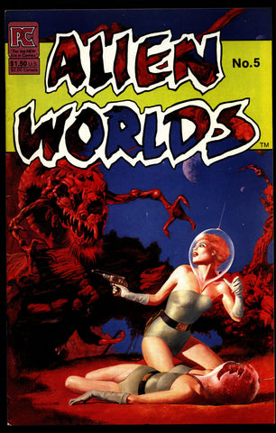 ALIEN WORLDS #5 Bruce Jones John Bolton Tom Yeates Adolpho Buylla Ken Steacy Pacific Comics Science Fiction Horror