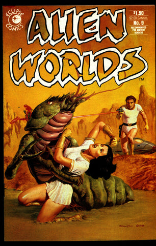ALIEN WORLDS #9 Bruce Jones Frank Brunner Bo Hampton Mike Hoffman Pacific Comics Science Fiction Horror