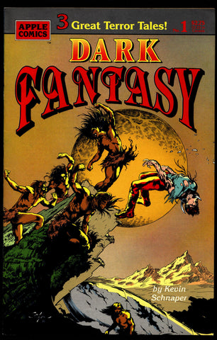 DARK FANTASY #1 Kevin Schnaper Barbarian Sword & Sorcery Fantasy Comic Book
