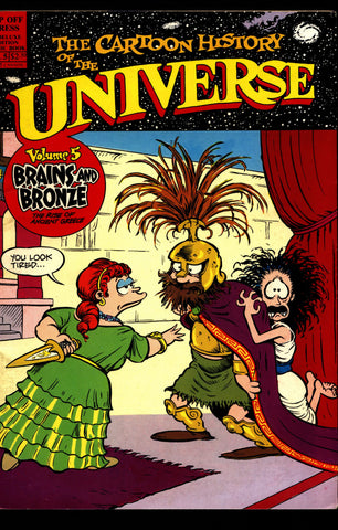 CARTOON HISTORY of the UNIVERSE V 5 Larry Gonick Bronze Age Ancient Greece Trojan War Argonauts Comic Book
