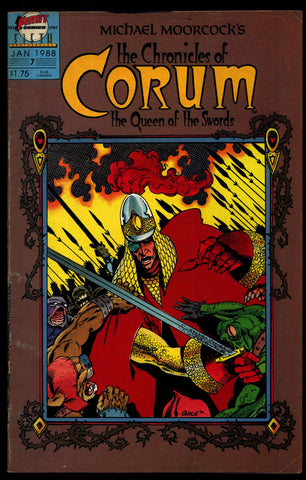 Chronicles of CORUM #7 Queen of Swords Michael Moorcock Mike Baron Butch Guice Sword & Sorcery Magick Fantasy Comic Book