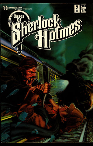Cases of SHERLOCK HOLMES #2 Sir Arthur Conan Doyle Dan Day The Adventure of the Dancing Men Dr. Watson Mystery Comic Book