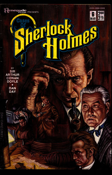 Cases of SHERLOCK HOLMES #6 Sir Arthur Conan Doyle Dan Day Dr. Watson Mystery Comic Book