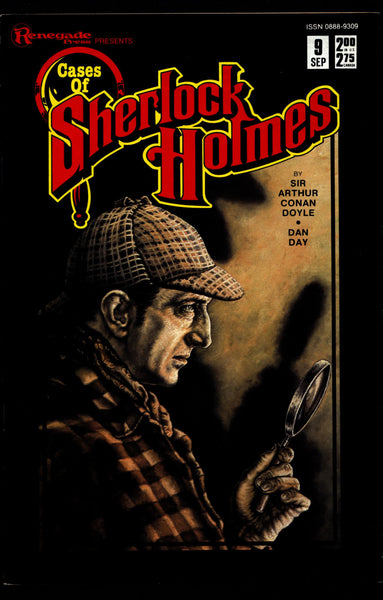 Cases of SHERLOCK HOLMES #9 Sir Arthur Conan Doyle Dan Day The Adventure of the Copper Beeches Dr. Watson Mystery Comic Book