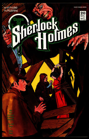 Cases of SHERLOCK HOLMES #20 Sir Arthur Conan Doyle Dan Day The Red-Headed League Dr. Watson Mystery Comic Book