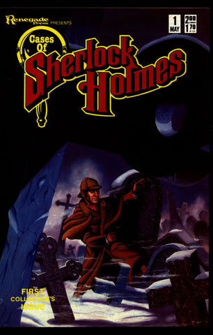 Cases of SHERLOCK HOLMES #1 Sir Arthur Conan Doyle Dan Day Dr. Watson Mystery Comic Book