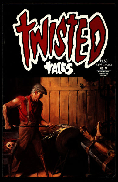 TWISTED TALES #9 Bruce Jones Jan Strnad Mike Hoffman Thom Enriquez Val Mayerik Bill Wray Horror Fantasy Underground Anthology