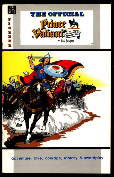 Official PRINCE VALIANT #2 Hal Harold R. Foster King Arthur's Round Table Camelot Comic Book Newspaper Funnies Reprints Pioneer Comics