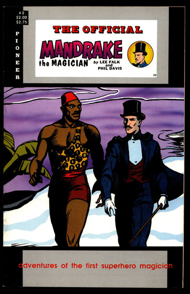 Official MANDRAKE the Magician #2 Lee Falk Phil Davis Lothar Comic Book Newspaper Funnies Reprints Pioneer Comics