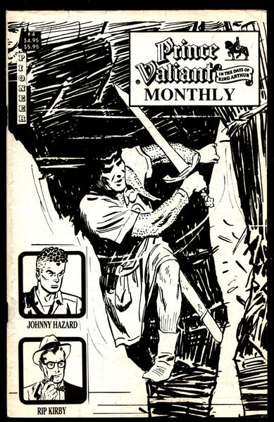 Official PRINCE VALIANT Monthly #4 Hal Harold R. Foster Johnny Hazard Rip Kirby Comic Book Newspaper Funnies Reprints Pioneer Comics