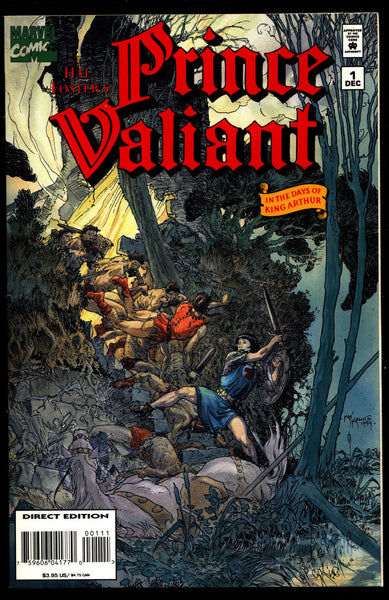 Marvel Comics PRINCE VALIANT 1 Harold R. Foster Charles Vess John Ridgway Excalibur Sword in the Stone King Arthur's Round Table Camelot