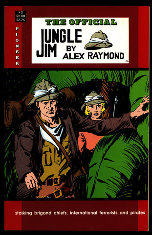 Official JUNGLE JIM Bradley #2 Alex Raymond Jungle Action Adventure Comic Book Newspaper Reprints Pioneer Comics