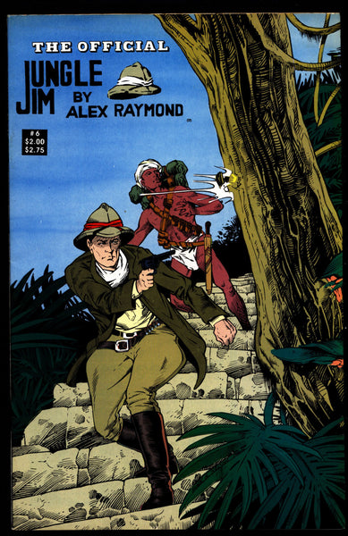 Official JUNGLE JIM Bradley #5 Alex Raymond Jungle Action Adventure Comic Book Newspaper Reprints Pioneer Comics