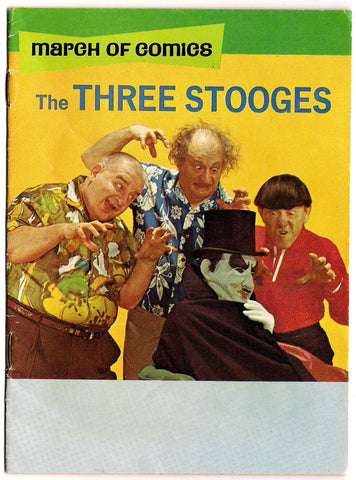 THREE STOOGES March of Comics #336 1969 Moe Howard Larry Fine Curly Joe Norman Maurer Columbia Pictures Slapstic Comedy TV Superstars