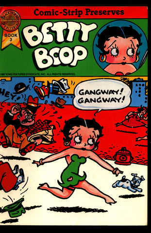 BETTY BOOP Book 3 Comic-Strip Preserves Bud Counihan Ko-Ko The Clown Bimbo Fleisher Studio Cartoon Superstar First Comics Star*Reach