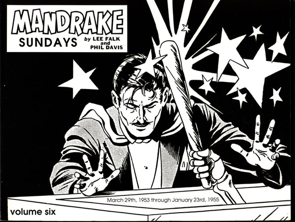 MANDRAKE Sundays #6 Lee Falk Phil Davis 3/29/53-1/23/55 Lothar Comic Book Newspaper Reprints Pioneer Comics