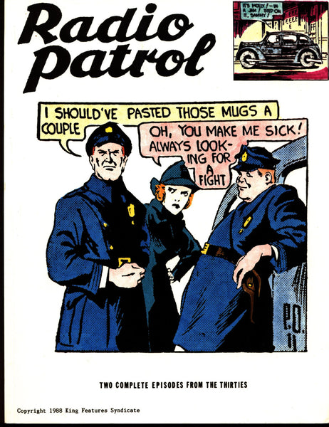 RADIO PATROL Charles Schmidt Eddie Sullivan 2 Complete Stories from the 30's Pinkerton Comic Book Newspaper Reprints William Randolph Hearst