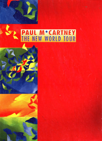 Paul McCartney The New World Tour 1993 Photo Souvenir Sheet Music Song Book Wings Beatles Beatlemania