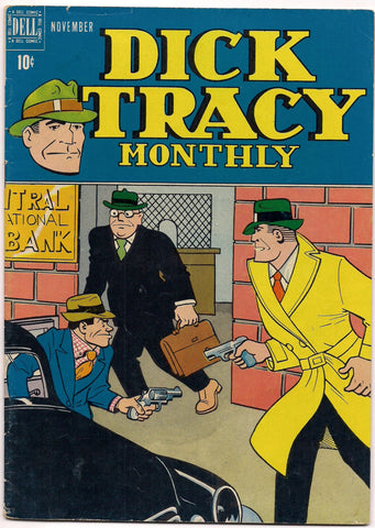 'DICK TRACY' MONTHLY #11 1948 Chester Gould Dell Comics crime comics Detective Toby Junior Tess Trueheart
