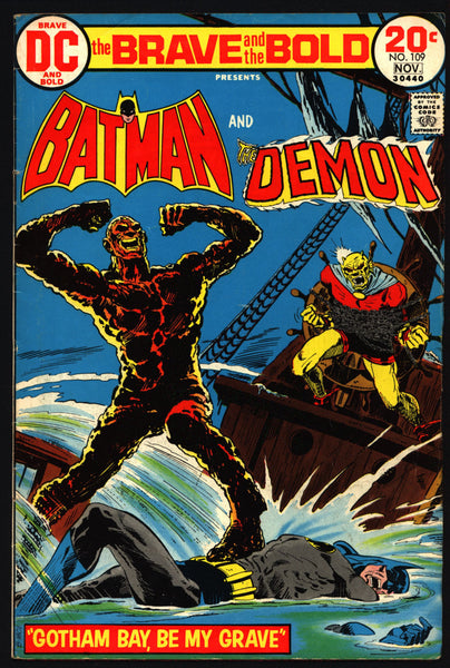 Brave and Bold #109 BATMAN DEMON GOTHAM City Bob Haney Jim Aparo