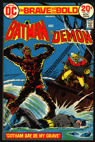 Brave and Bold #109 BATMAN DEMON GOTHAM City Bob Haney Jim Aparo